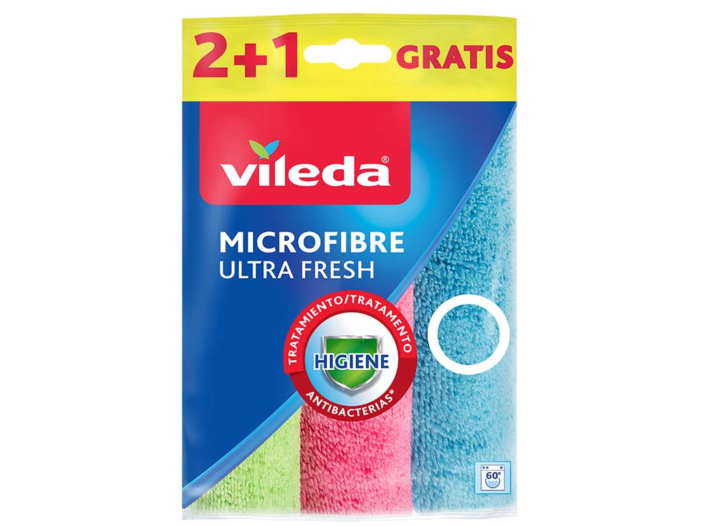 PANO VILEDA MICROFIBRAS ULTRA FRESH 2 1
