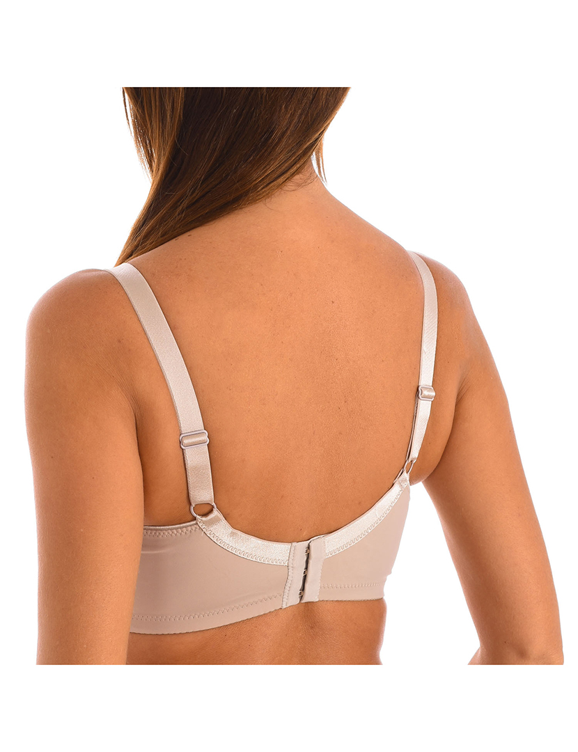 Beige Lace Bra with Underwire