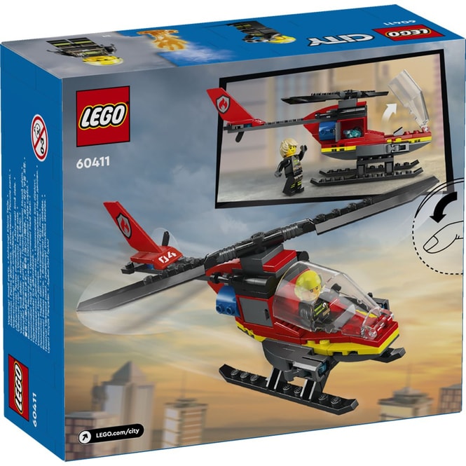 LEGO® City Fire 60411 - Feuerwehrhubschrauber
