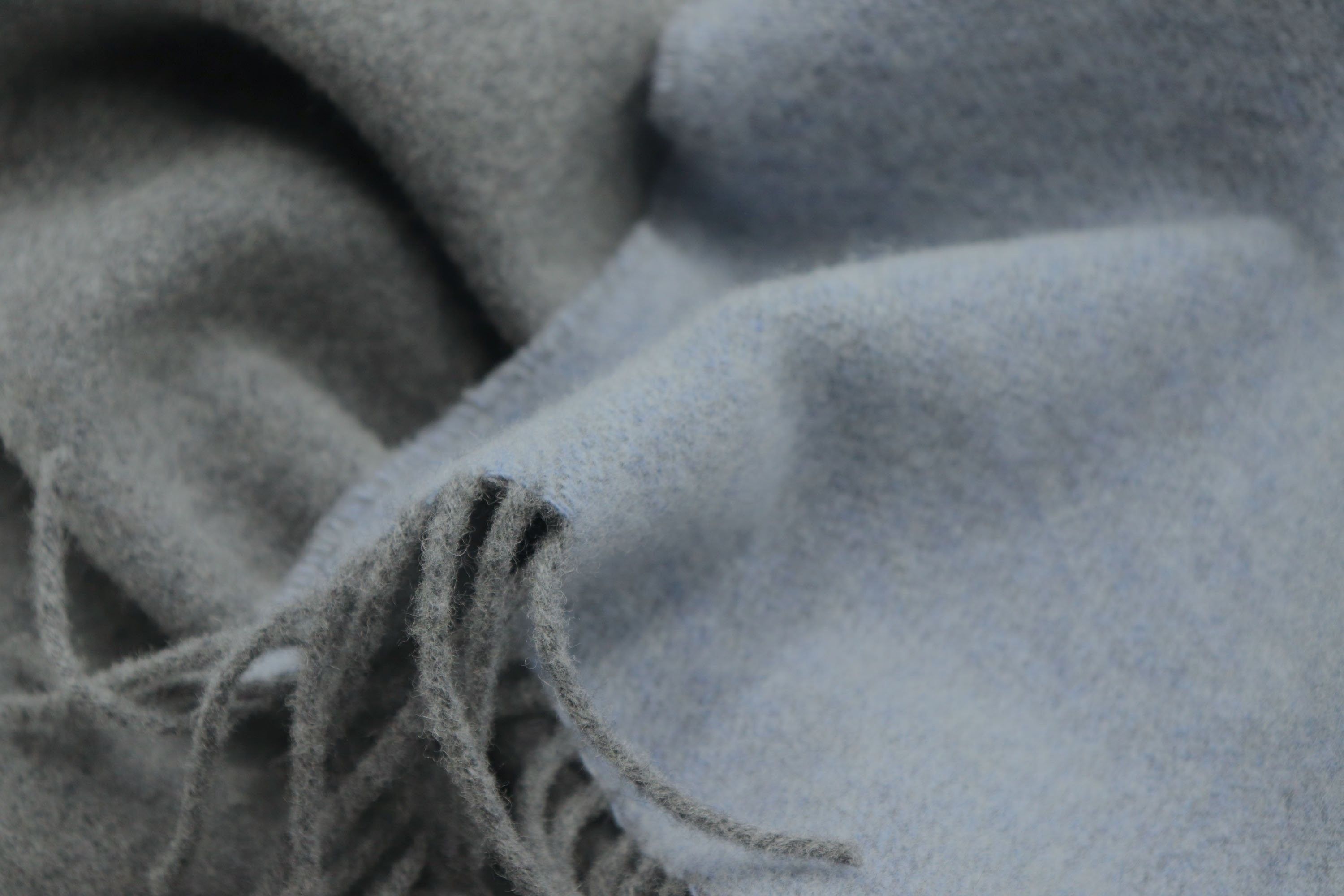 Plaid blau-grau