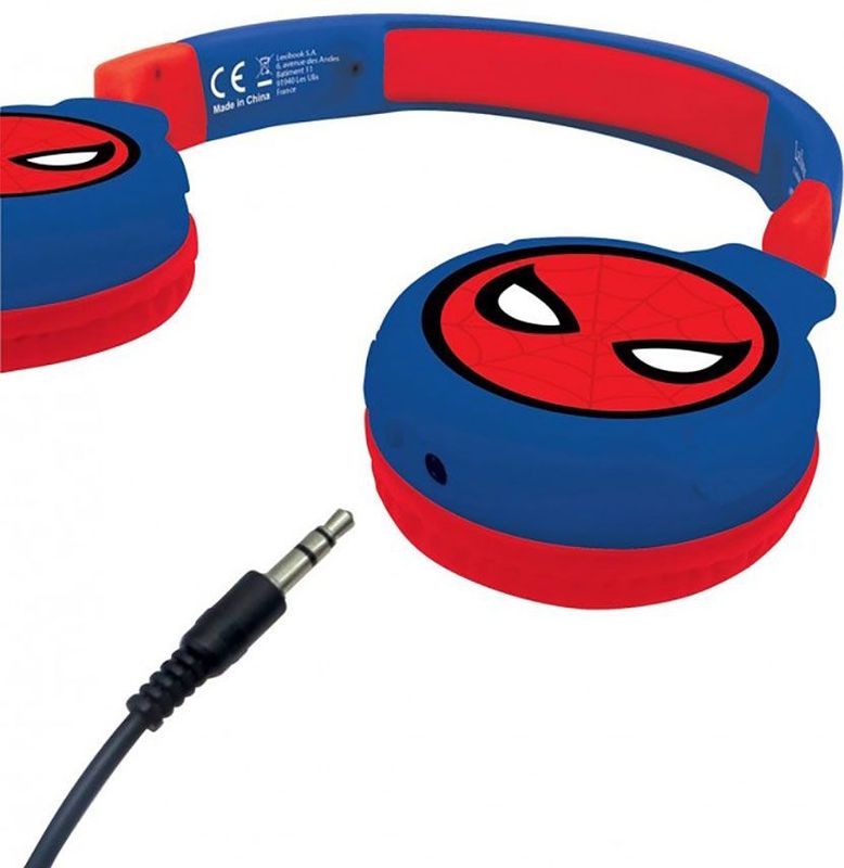 Spiderman - HPBT010SP - Koptelefoon - Rood - Draadloos en Bedraad