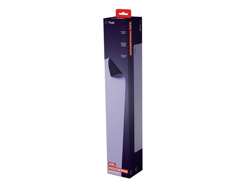 Trust Gaming-Mausmatte GXT 759P XXL Lila XXL-Gaming-Mauspad mit vernähtem Rand für komfortables und stabiles Gaming