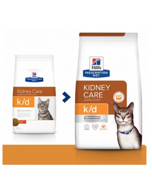 Hill's Prescription Diet K\/D Kidney Care Zak Kip - Kattenvoer