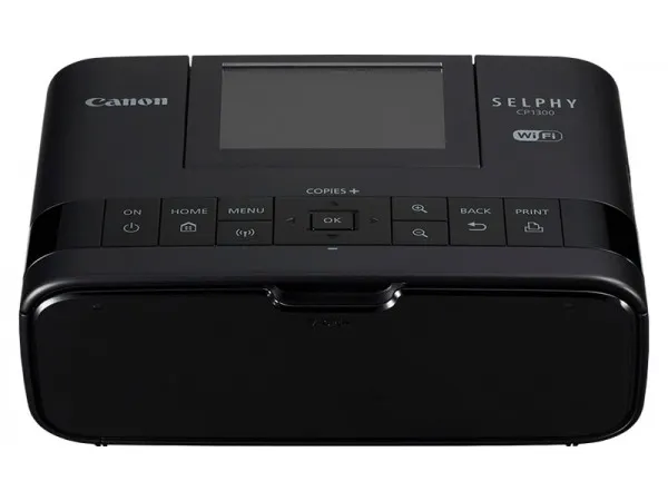 Canon SELPHY CP1300 - Printer - farve - farvesublimering - 148 x 100 mm op til 0.78 min./side (farve) - USB, USB vært, Wi-Fi - sort - (Blæk og papir sælges separat)