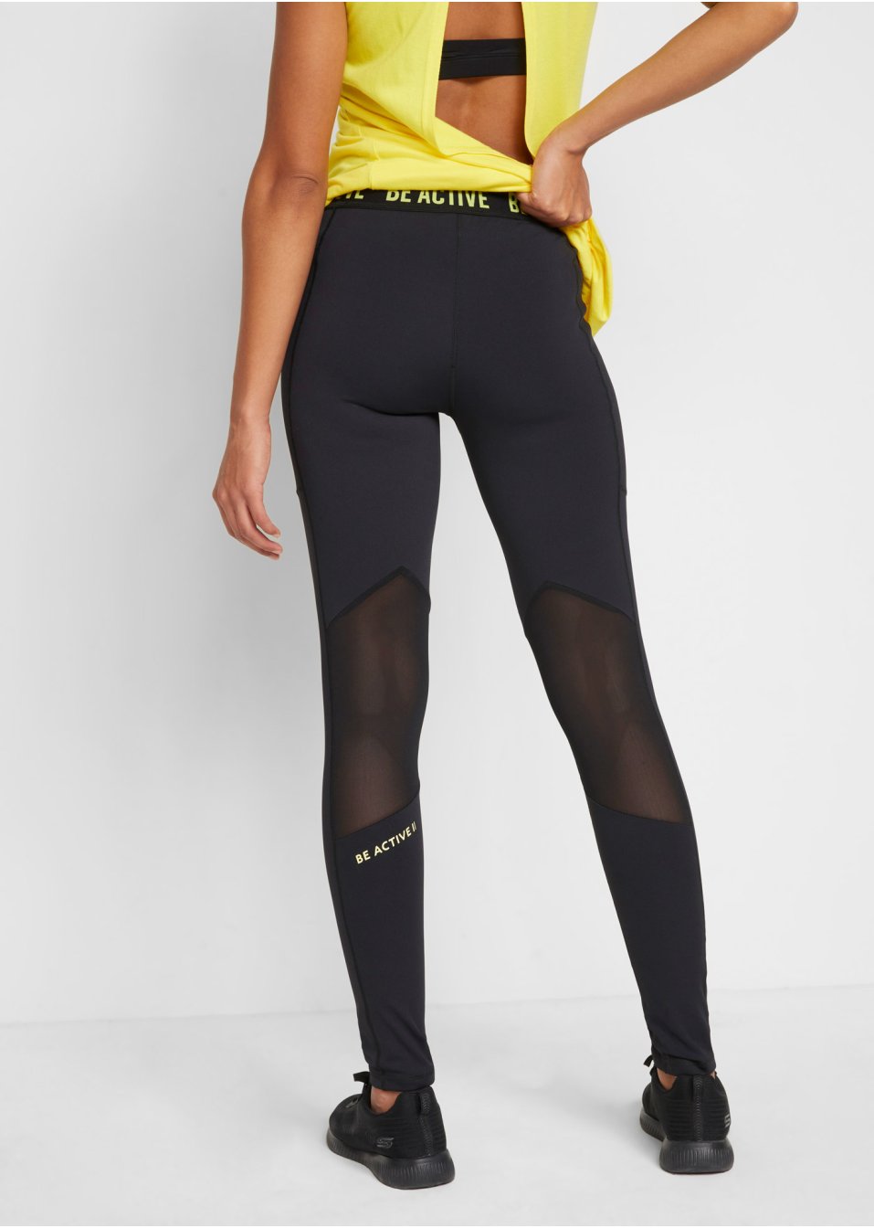 Legging fonctionnel avec empiècement mesh