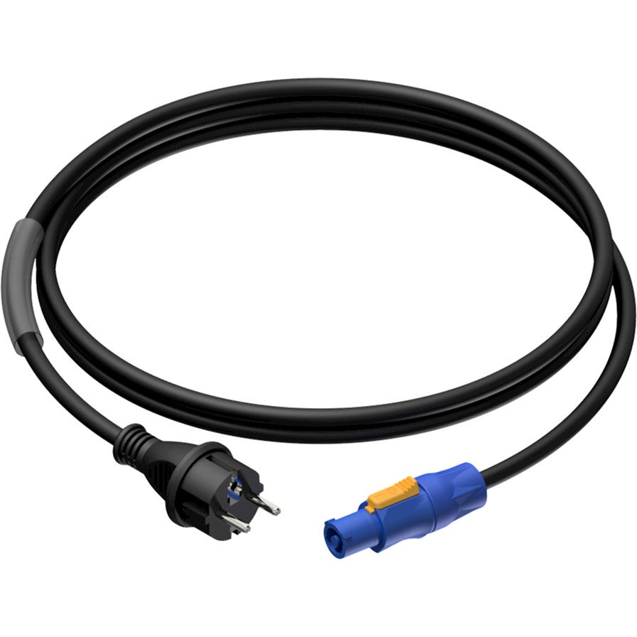 Procab PRP442 Power PowerCON - Schuko male stroomkabel 1.5m