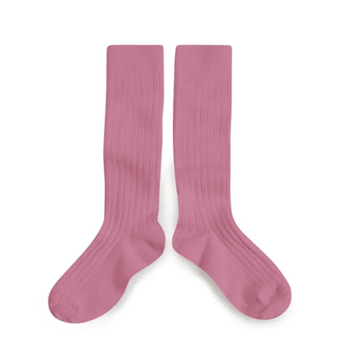 Collégien Chaussettes La Haute | Rose bonbon
