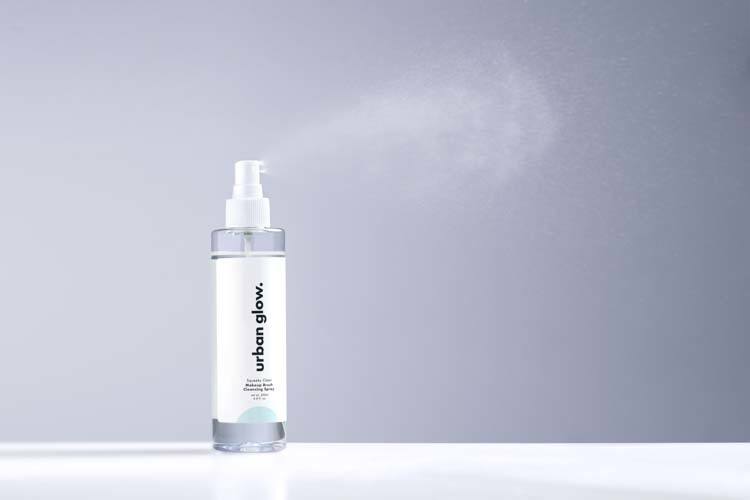 Urban Glow Squeeky Clean Makeup Brush Cleansing Spray 200ml