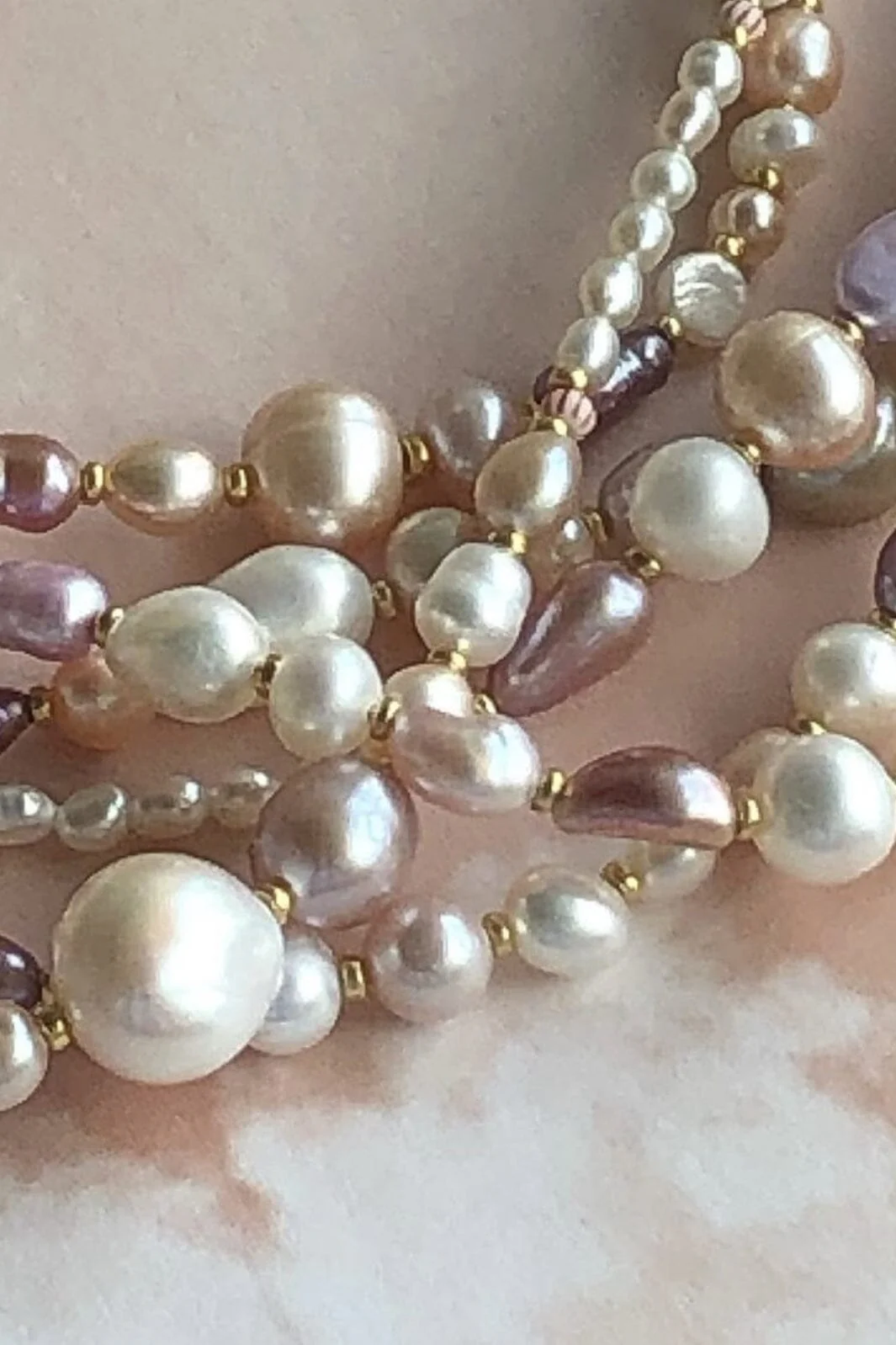 Friihof+Siig Kæde Multi Pearl