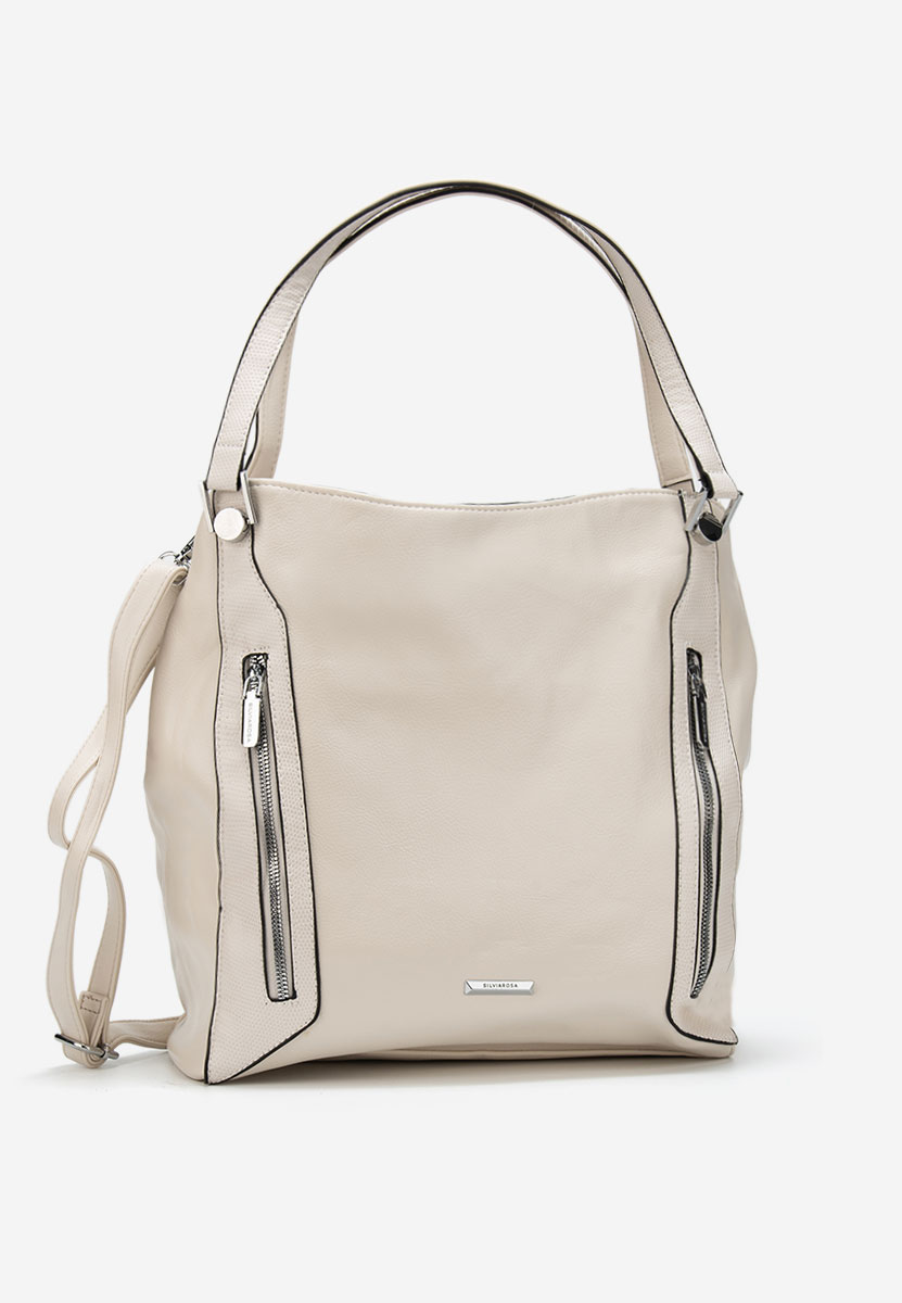 Sac à main beige Silvia Rosa 8257