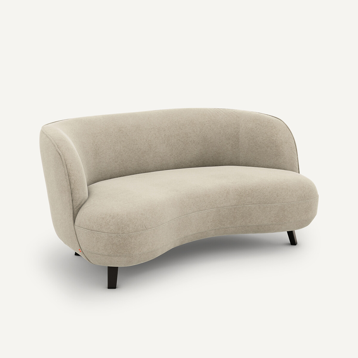 AM.PM<br>Banqueta tamanho XS em veludo de linho, Rosebury
