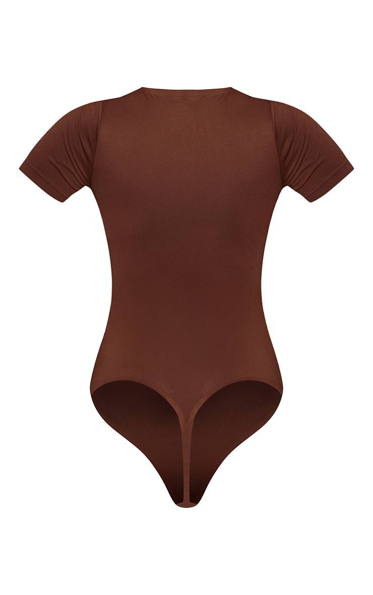 Café Body Sans Coutures À Manches Courtes