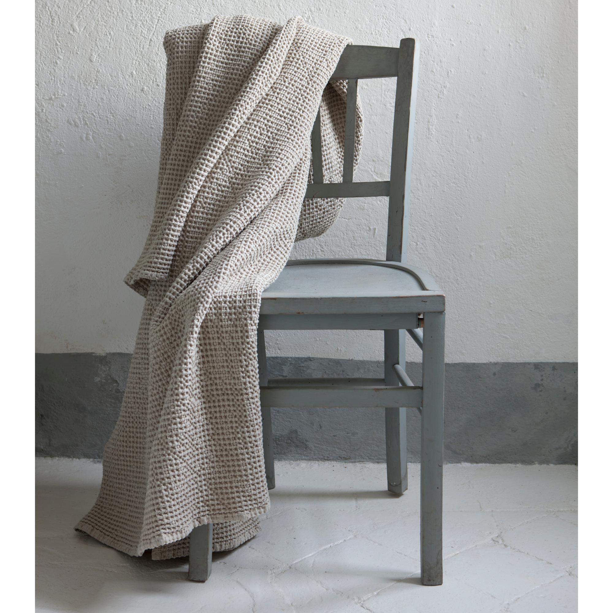 Plaid maia blanc 140 x 200 cm
