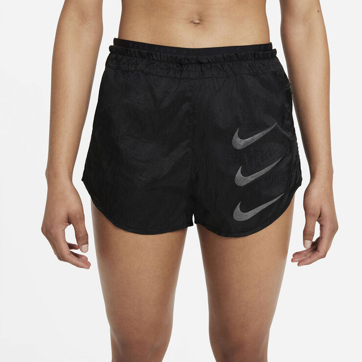Nike Tempu Luxe Run Division 2-i-1 løbeshorts Sort