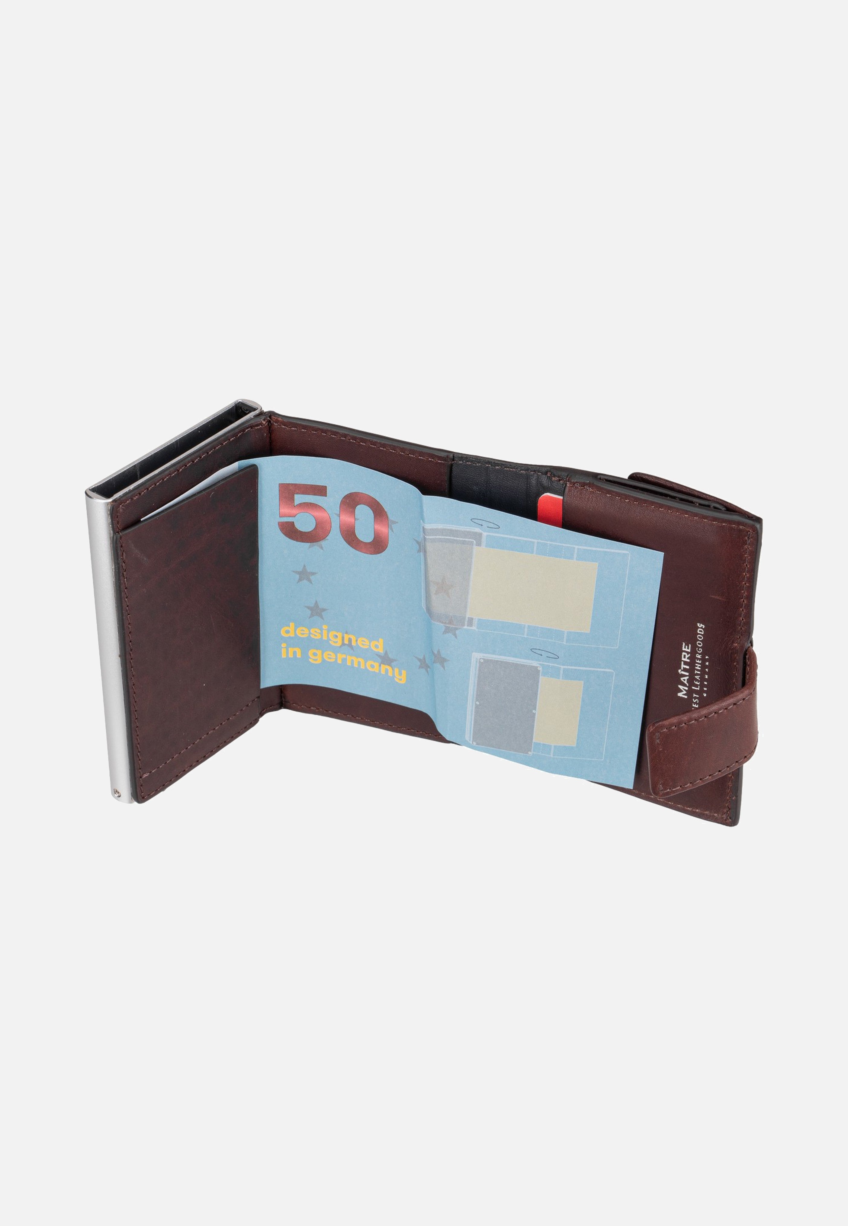 Birkheim C-Three E-Cage SV8 Darkbrown - Portemonnaie