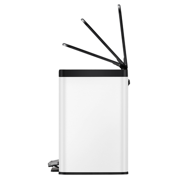 EKO Pedaalemmer 15+15 Liter Wit