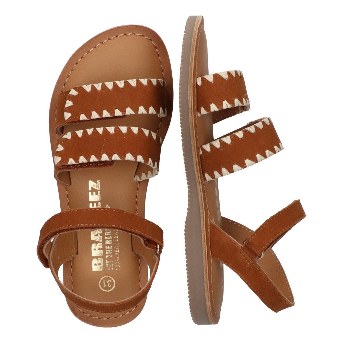 Steffie Sun - Sandalen Braqeez Cognac