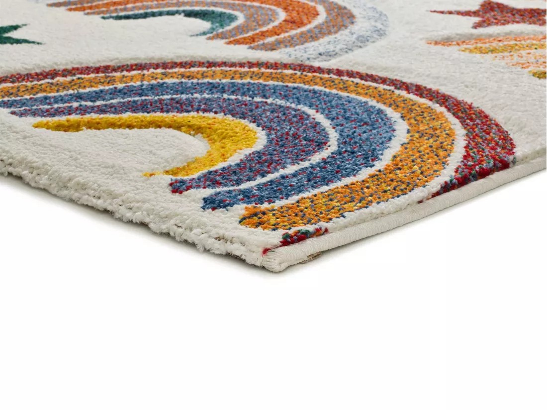 Tapis intérieur - enfant animaux - multicolore - 120 x 170 cm - BALLOON