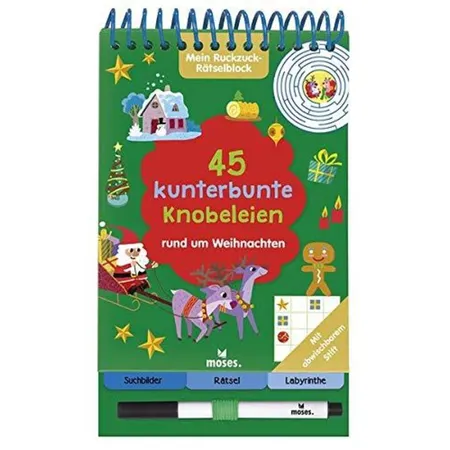 moses. Mein Ruckzuck-Rätselblock rund um Weihnachten