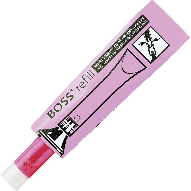 Recharges Stabilo Boss - Boite de 20 couleurs assorties