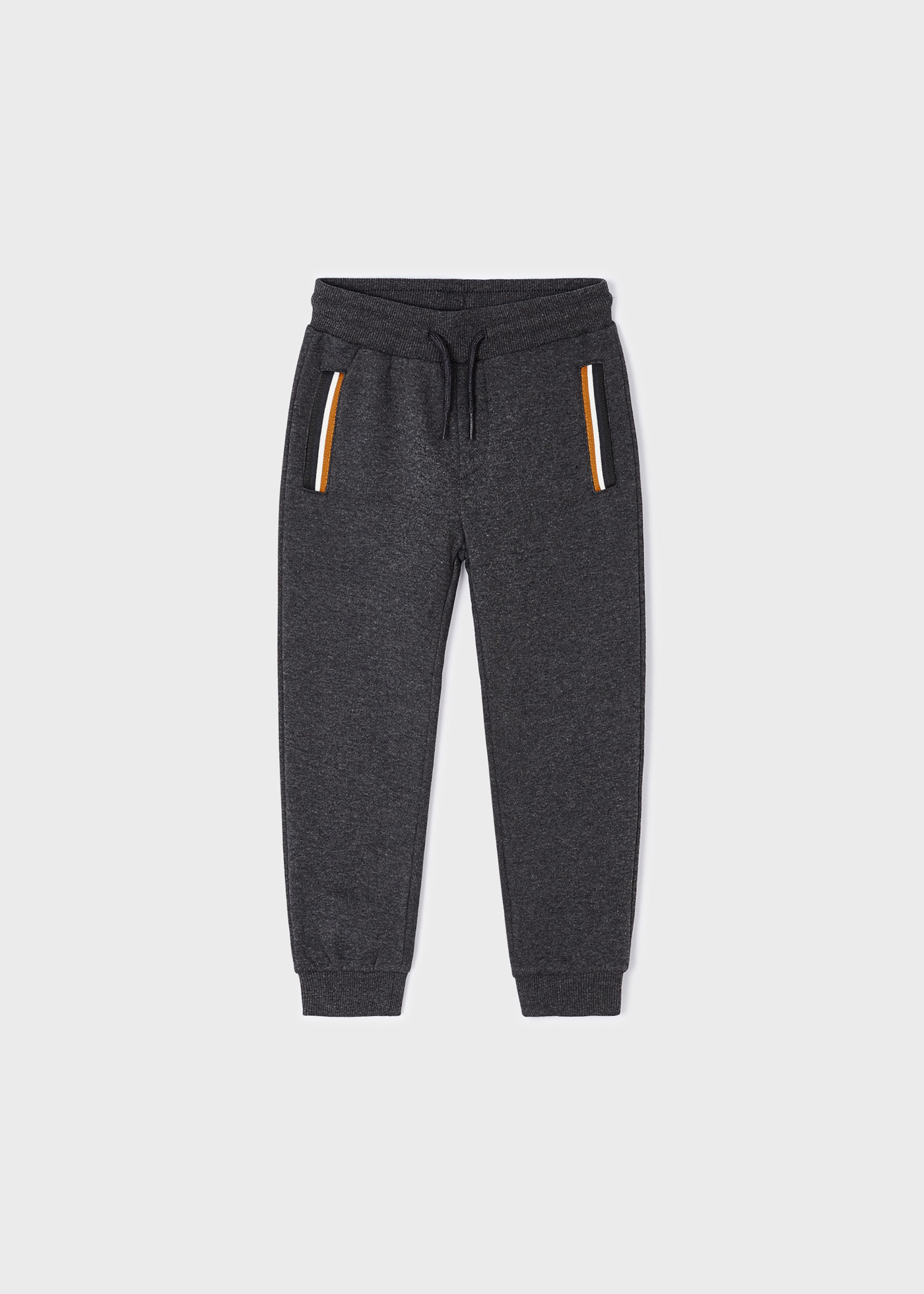Conjunto de treino de 3 peças com fita listrada para meninos