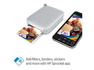 HP Sprocket Instant Mobile Printer hvid