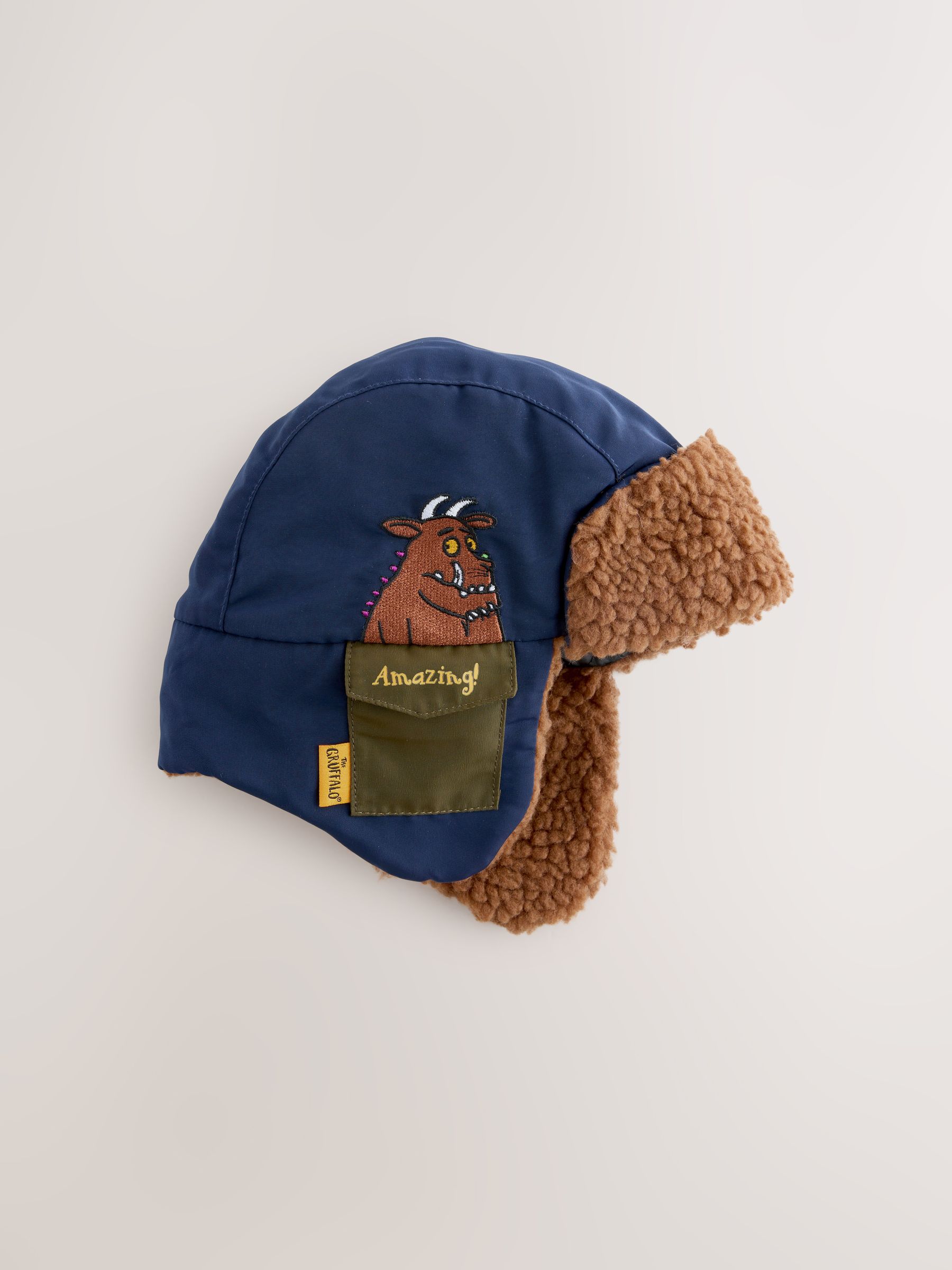 Bruin/Marineblauw Gruffalo - Pilotenmuts (1 - 6 jr)