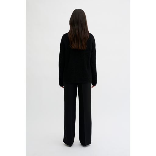 My Essential Wardrobe 05 The Knit Striktrøje, Black, M