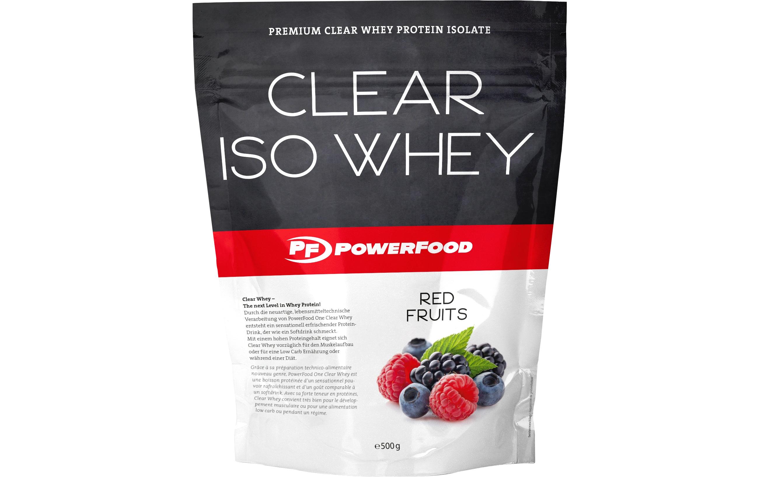 Pulver Clear Iso Whey Rote Früchte 550 gProtein-Pulver