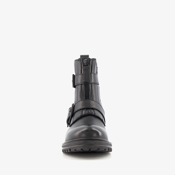 Groot leren meisjes biker boots