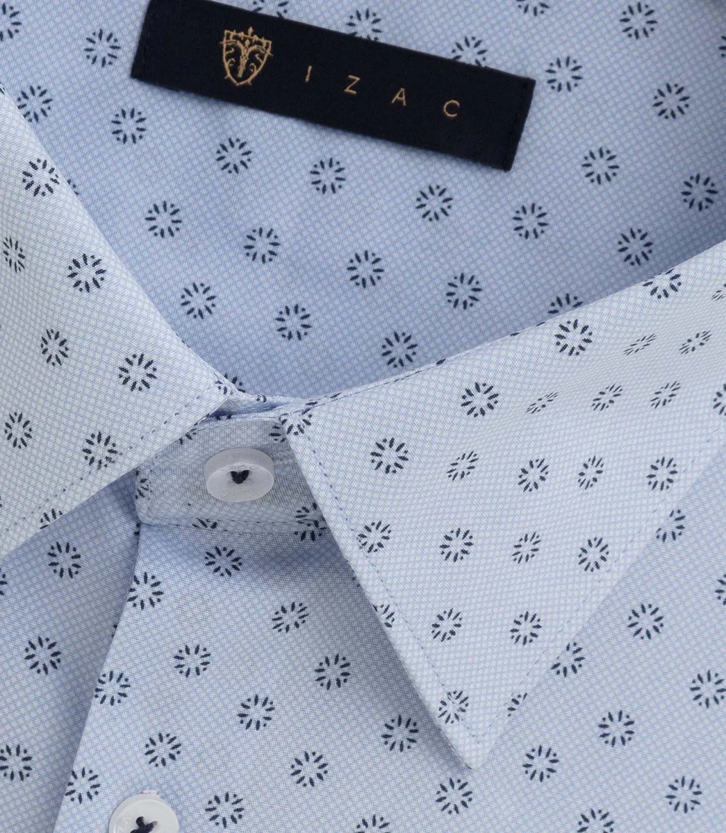 Chemise imprimée ciel 