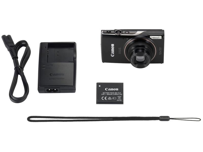Canon Fotokamera IXUS 285 HS Kompakte Digitalkamera, schwarz