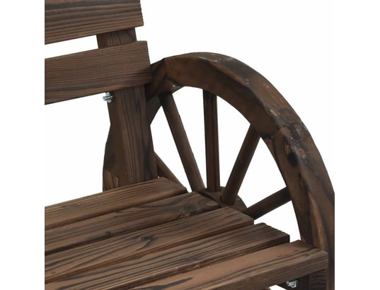 VIDAXL - Chaises de jardin lot de 4 bois de sapin massif
