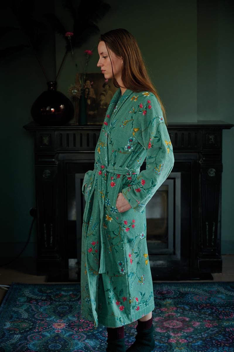 Bademantel PIP STUDIO Velour LES FLEURS XS