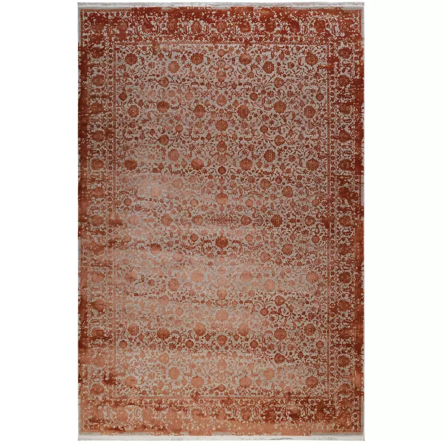 Esprit Kurzflorteppich Florida terracotta, grau