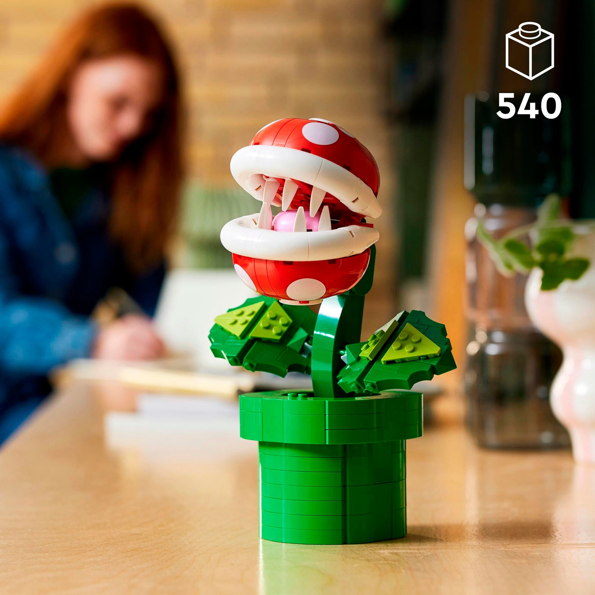 LEGO Konstruktionsspielzeug Super Mario Piranha-Pflanze
