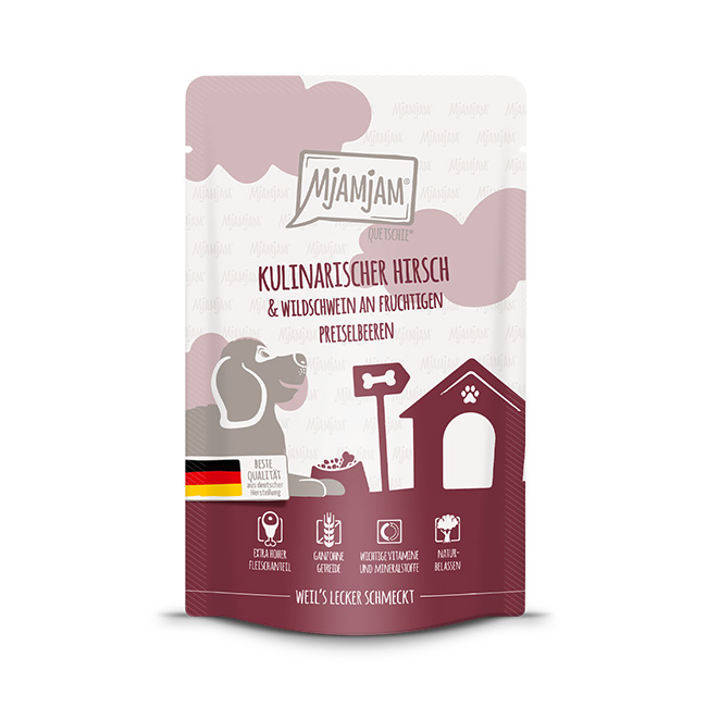 Quetschie - kulinarischer Hirsch & Wildschwein an fruchtigen Preiselbeeren