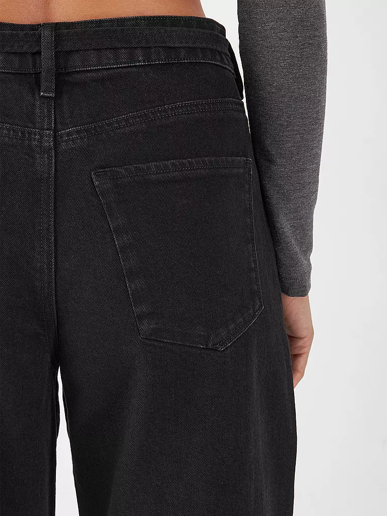 DAWN DENIM Jeans Wide Fit SUNNY schwarz