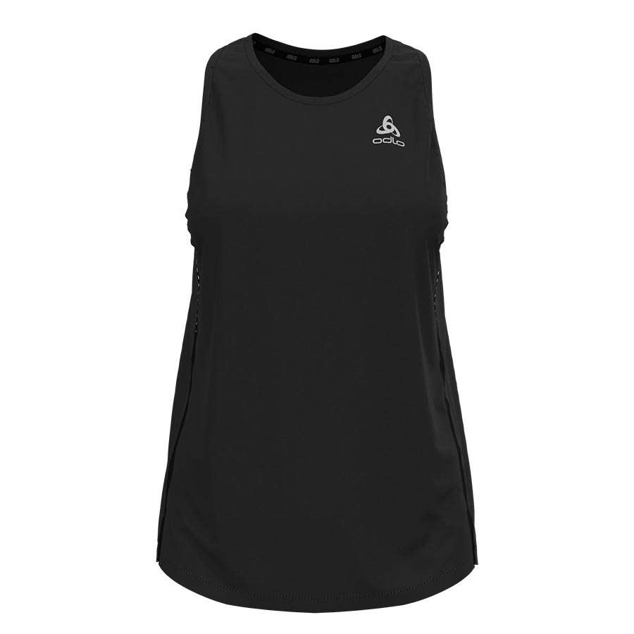 Odlo Zeroweight Chill Hardloopshirt Zonder Mouwen Zwart Dames