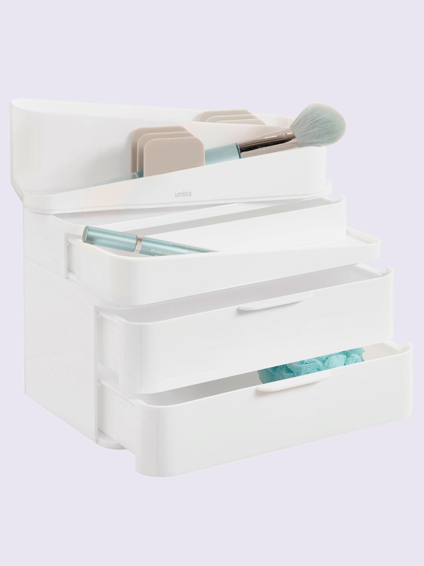 Organisateur maquillage design fonctionnel