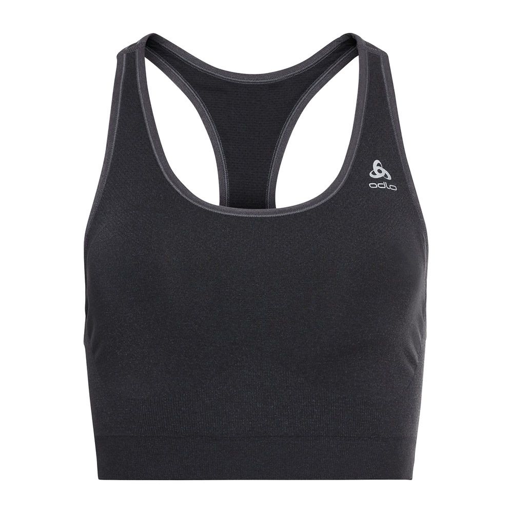 Odlo SEAMLESS MEDIUM CERAMICOOL - Brassière Femme black melange
