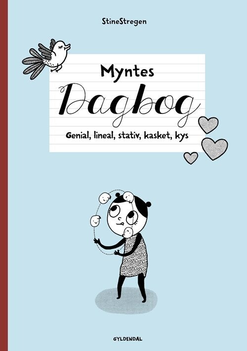 Myntes Dagbog 3 - Genial, Lineal, Stativ, Kasket, Kys - Stine Stregen - Bog