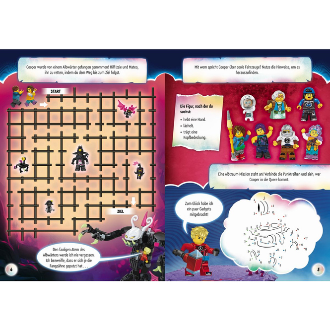 LEGO® DREAMZZZ™ - Cooper in Action! - Rätsel, Comics, Geschichte