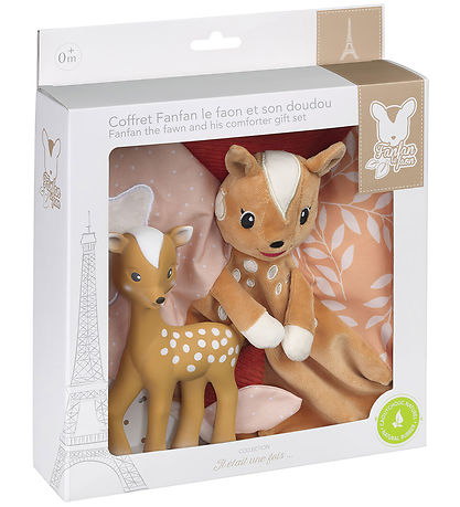 Sophie la Girafe Geschenkbox - Schmusetuch/Bambi
