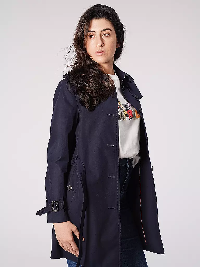 TOMMY HILFIGER Trenchcoat blau