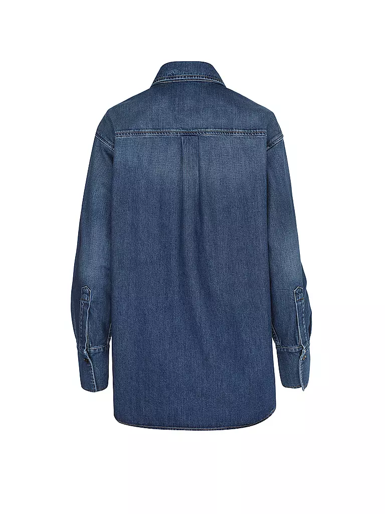 CLOSED Jeansbluse blau