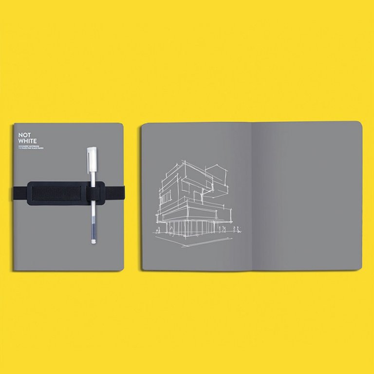 Nuuna Notizbuch Not White
