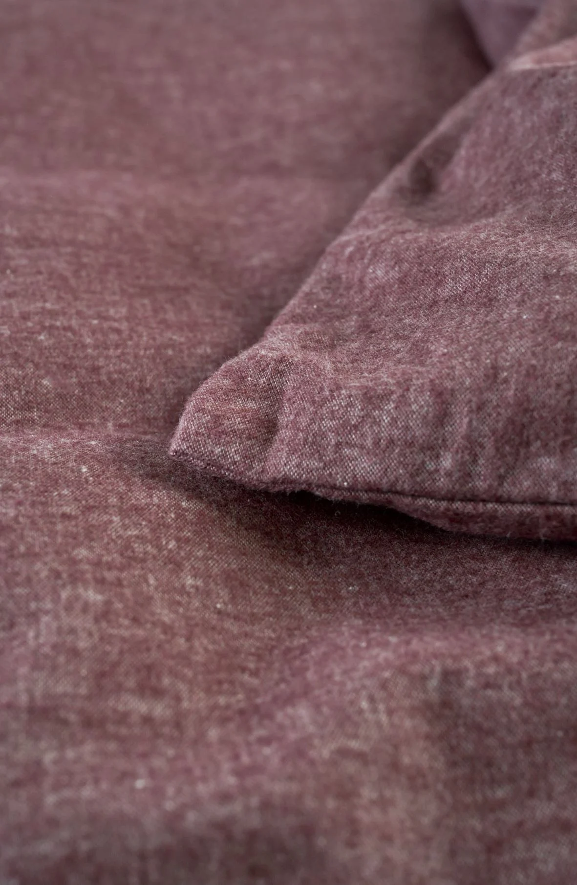 Garnfarget flanell sengesett rosa - 200x220 cm
