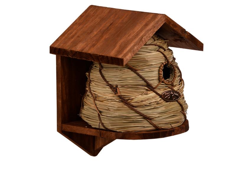 Esschert Design Nistkasten Bienenkorb, 20.1 x 19.3 x 25.8 c Nistplatz für Wildvögel