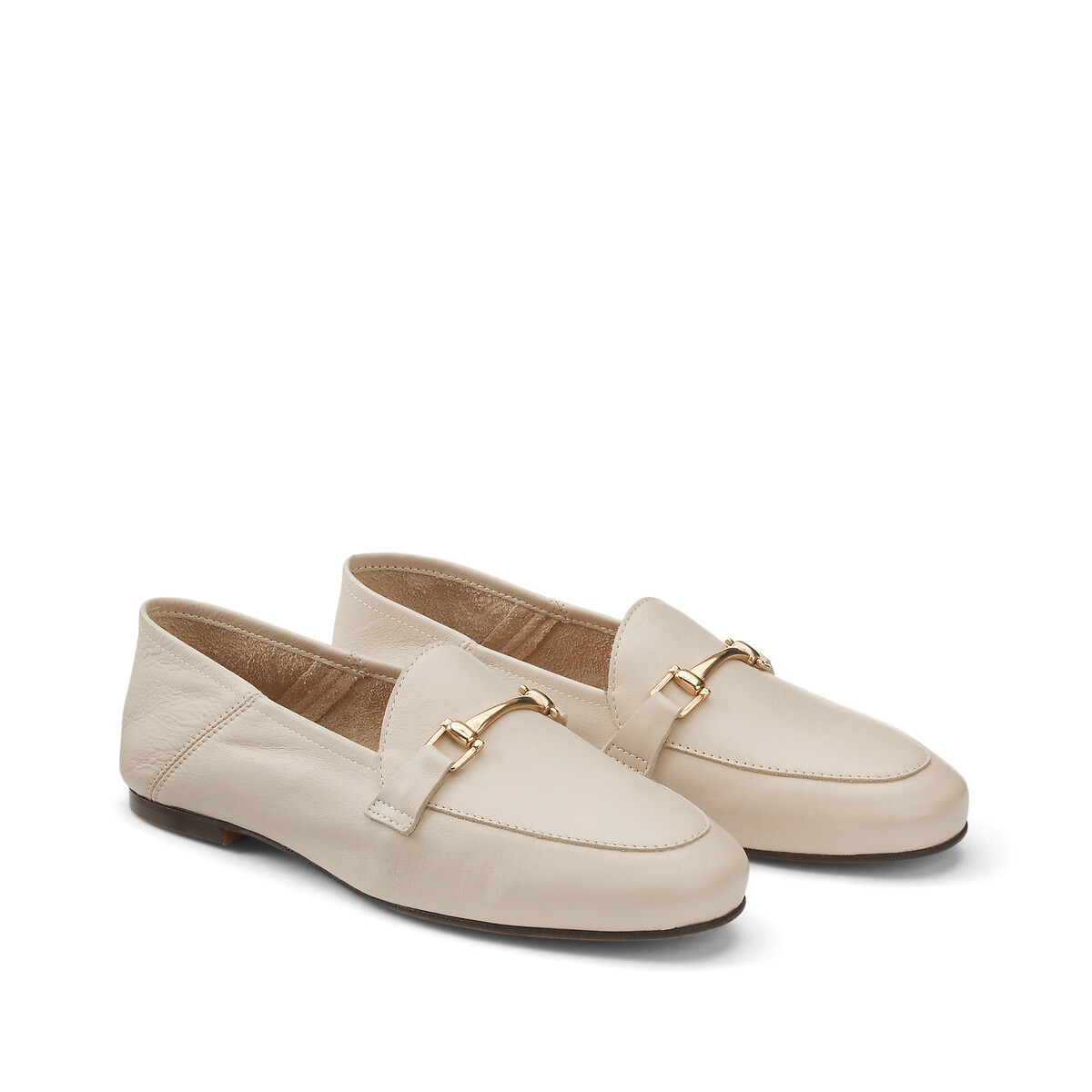 COLEÇÕES LA REDOUTE<br>Mocassins Signature em leer met morsetti
